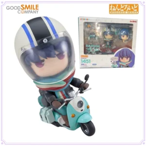 GSC Original Nendoroid Series No.1451 Rin Shima Touring Ver. Q Version Peripheral Figure Toy for Boys Gift Collectible Ornaments