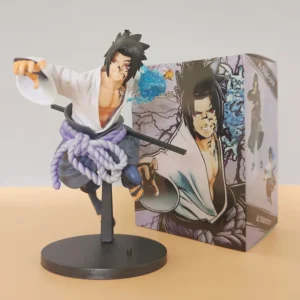 Naruto Sasuke Anime Action Figure Toys 20CM Uchiha Cartoon PVC Figurine Collection Desk Decoration Model Dolls Birthday Gifts