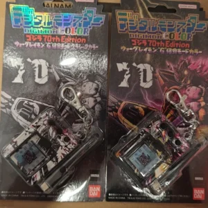 In Stock Bandai Genyine Digimon Color Digivice G Tamagotchi 70th Anniversary Limited Edition Animation Digivice War Greymon Toy