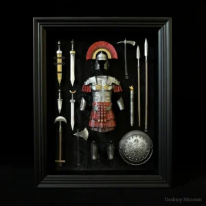 Desktop home decorations resin ornaments, ancient Roman centurion armor photo frame  LTCP-351