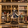 Scale figure and prize figure collector display comparison
