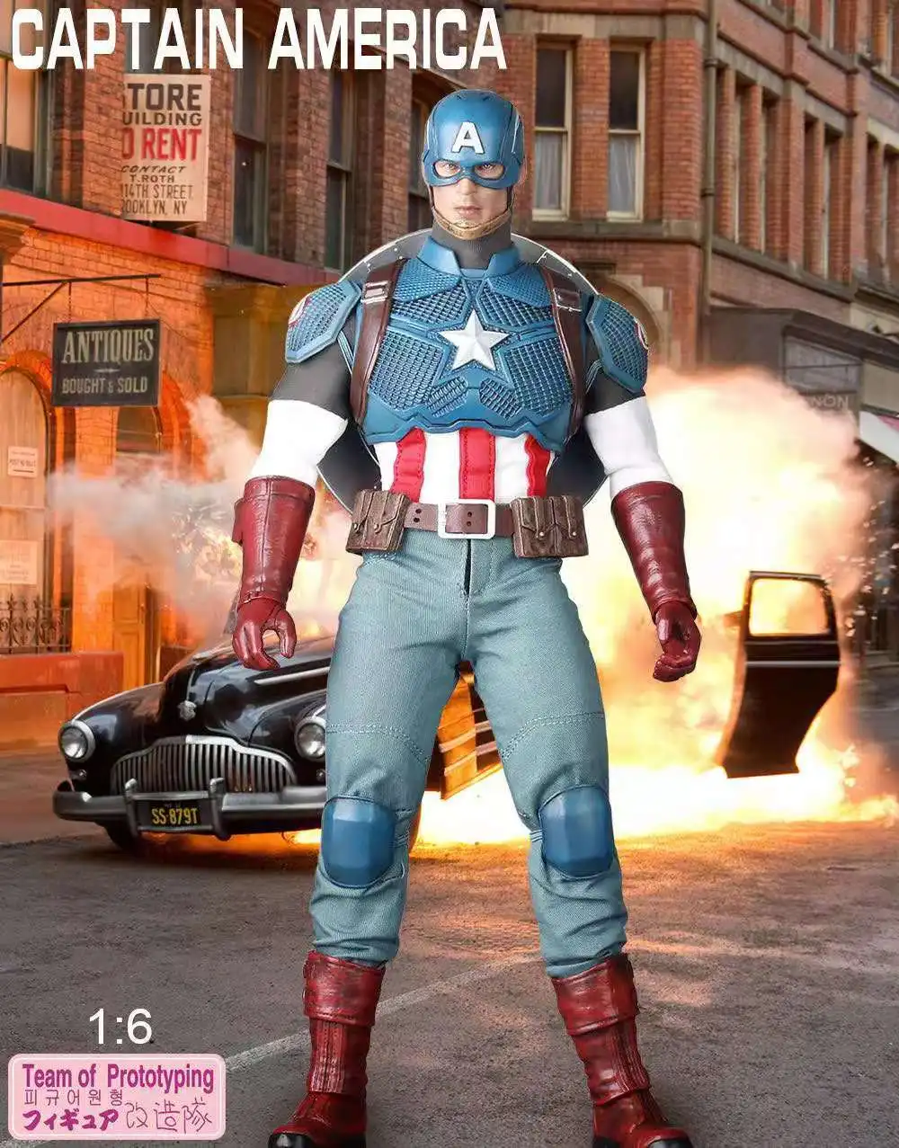 Marvel Captain America 1:6 Articulated Action Joints Moveable Figure Toys