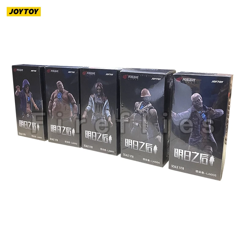 1/18 JOYTOY 3.75inch Action Figure (5PCS/SET) Life After Infected Person Zombie Series Anime Model Toy - Image 7