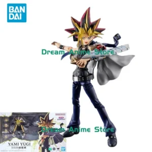 Bandai Original Duel Monsters Anime Figure SHF Duelist Kingdom Action Figure Toys for Kids Gift Collectible Model Ornaments