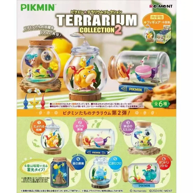 Re-Ment Original Yokai Terrarium Collectible Model Toy Ornaments for Kids Gift Action Figures Handmade Decorations