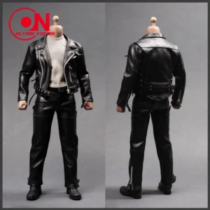 ASTOYS 1/6 AS044 Arnold Leather Suit Motorcycle Clothing Model Fit 12“ TBL M33 Muscle Strong Soldier Action Figure Body Doll