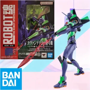 In Stock BANDAI Original Box THE ROBOT SPIRITS EVANGELION TEST TYPE 01 Action Figure Model Toy Gift for Kid Foam Box Packaging
