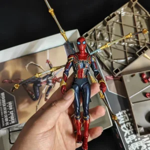 Marvel Modoking Spiderman Figures Dc Iron Spider Man Peter The Avengers Assembly Model 1/12 Anime Action Figure Gifts Toys