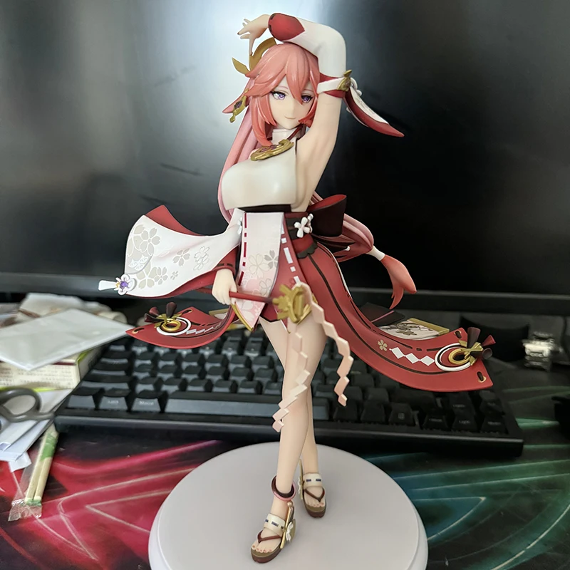 Genshin Impact Figure Yae Miko Anime Figures Kawaii Girl Anime Peripheral Statue Collectible Customized Model Desk Decor Gift - Image 6