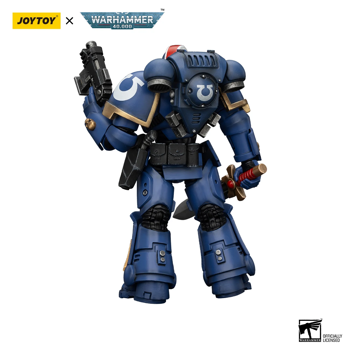 JOYTOY Warhammer 40K 1/18 Action Figure Ultramarines Heroes of the Chapter Primaris Lieutenant Erastus Model