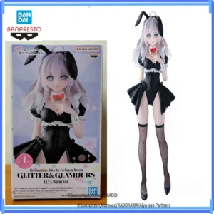bandai In Stock Genuine BANPRESTO Alya Sometimes Hides Her Feelings in Russian GLITTER&GLAMOURS Bunny Arya Figure Model Toy