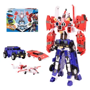 3 IN 1 Tobot Transformation Robot to Car Toy Korea Cartoon Brothers Anime Tobot Transforming Car Airplane Toys for Children Gift