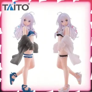 Genuine in Stock TAITO Coreful Wandering Witch: The Journey of Elaina Elaina Swimsuit Ver Prize Figure Model Doll DecorationGift