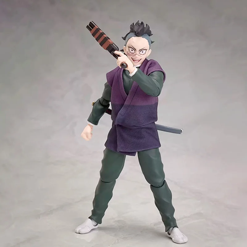 Aniplex Demon Slayer Kimetsu no Yaiba Shinazugawa Genya Articulated Action Figure Anime Collectible Model Toy For Fans Gift