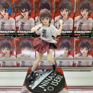 In Stock TAiTO Coreful GIRLS BAND CRY NINA ISERI ~Not Going To School T-shirt Ver.~ PVC 18CM Anime Action Figures Model Toy