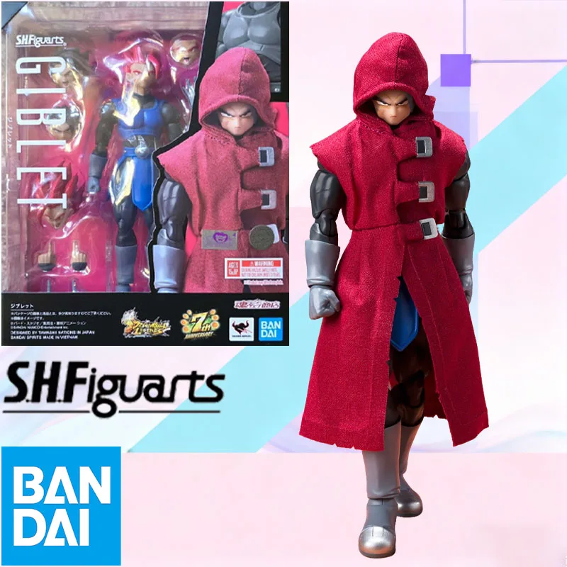 In Stock BANDAI Original Box S.H.Figuarts DRAGON BALL GIBLET SHALLOT SHF Action Figure Model Toy Gift for Kid Foam Box Packaging