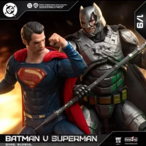 NEW Original Fondjoy BVS Armored Batman Battle Damaged Superman Figure Set 1/9 Batman v Superman：Dawn of Justice DC Collection