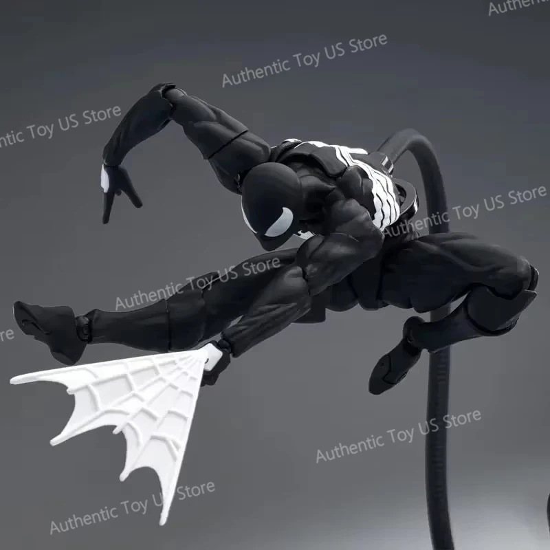 In Stock Mess Toys Spider Man Symbiote Spiderman Messtoys Black Suit Neighbor Scarlet Spider Anime Action Figure Gifts Toys