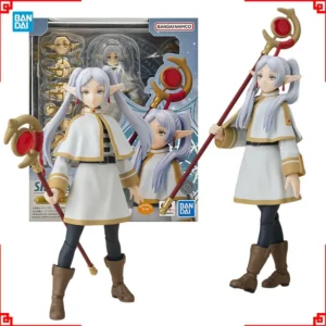 Bandai Frieren Beyond Journey s End Anime Figure SHF Frieren Action Figures High Poseability Collectibles Model Toys Boys Gift