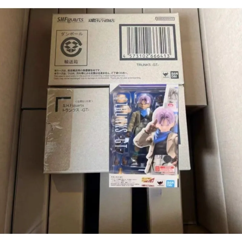 In Stock Bandai Dragon Ball GT S.H.Figuarts TRUNKS Action Figure AnimeCollectible Model Toy gift with Multiple Accessories