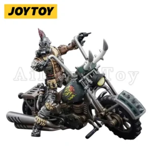 JOYTOY 1/18 Motorcycle The Cult Of San Reja Logan & Hell Walker H20 Anime Collection Model Toy