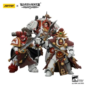 [Pre-order]JOYTOY 1/18 Warhammer 30K Action Figure White Scars Qin Xa/Hibou Khan/Contemptor Dreadnought 3PCS Model