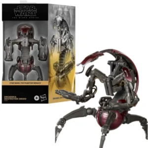 Star Wars the Black Series 6 Inch Droideka Destroyer Droid Anime Action Figure Collectible Toy Model Gift for Fans F9546