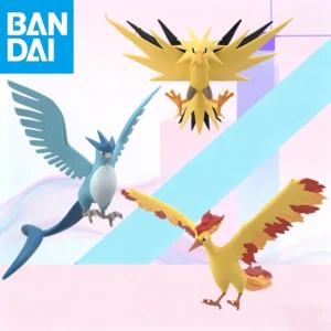 In Stock Bandai Original Box SCALE WORLD POKEMON FREEZER THUNDER FIRE Anime pvc figure model kit finished toy gift for kids