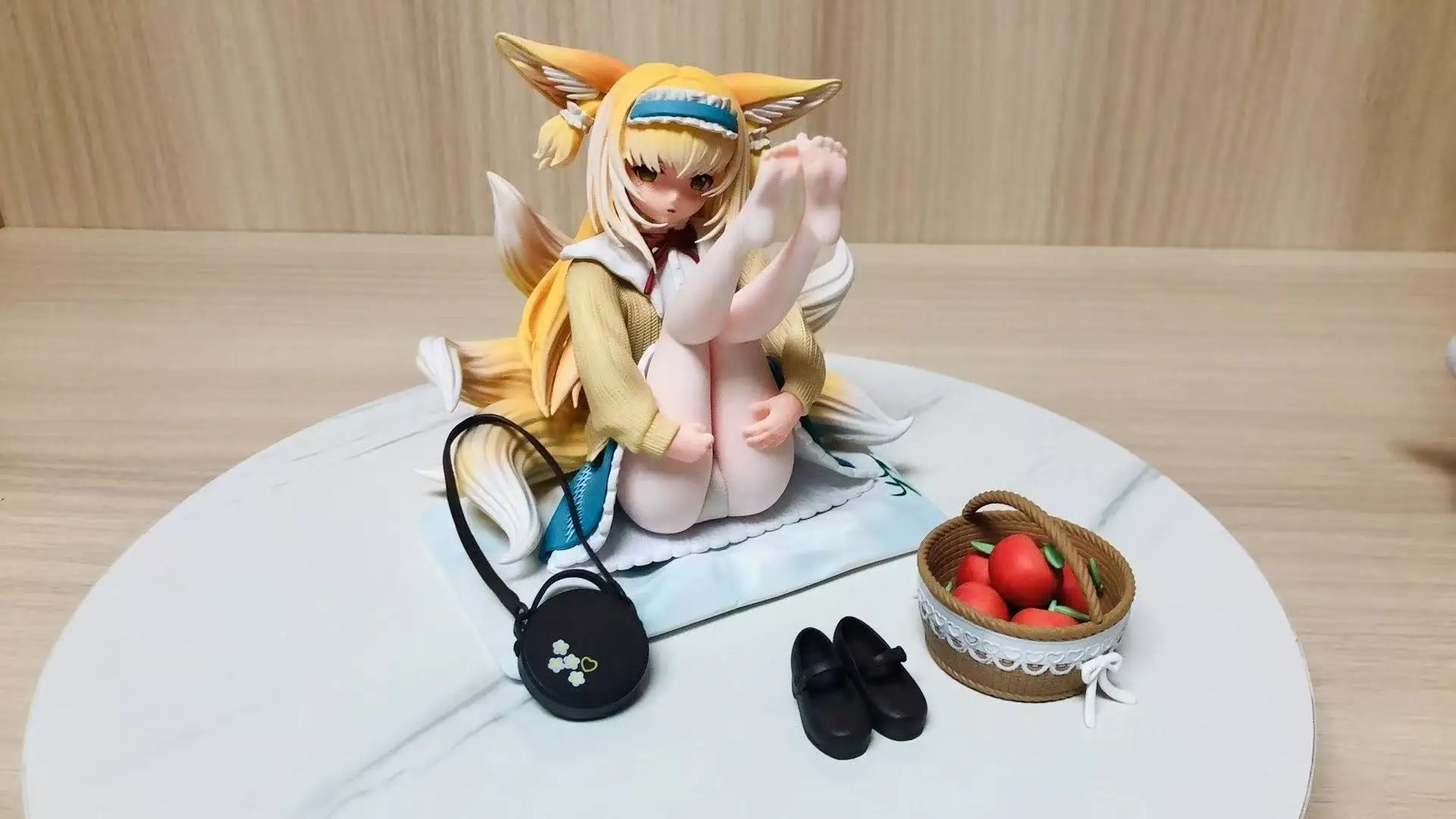 Arknights Suzuran Spring Song Picnic Theme Anime Figure Fox girl Statue Desktop Decoration Gift​ - Image 7