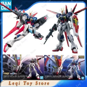 Bandai Original Genuine RG FORCE IMPULSE GUNDAM SPECII ZGMF-X56S/α Action Anime Figures Toys Kids Gift Assembly Model Ornaments