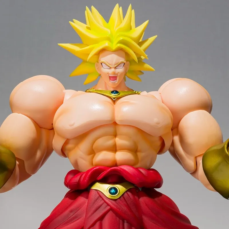 Fast Shipping Bandai Anime Dragon Ball SHF BROLY -40th Anniversary Reissue Edition- Original Model Toys Action Figure Children - Image 3