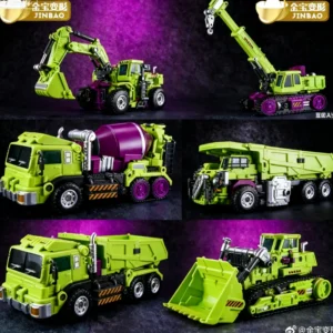 JINBAO NBK Devastator Predaking GT Masterpiece Transformation Action Figure Toys Movie Model G1 6IN1  Deformation Car Robot
