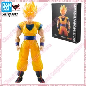 In Stock 100% Original Bandai SHF Dragon Ball Z TAMASHII NATIONS STORE Anime Figure Collectible Model Toys Hobby