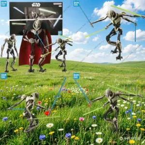 Special Offer Star Wars Anime General Grievous Action Figure 1/12 Scale Plastic Model Kit with Original Box In Stock