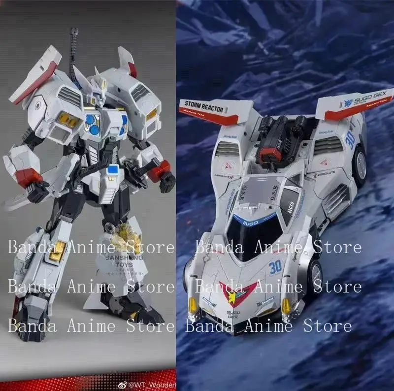 NEW In Stock Transformation Wonderful Trans WT01 WT-01 RONIN White Drift Robot Masterpiece Action Figure Toys With Box