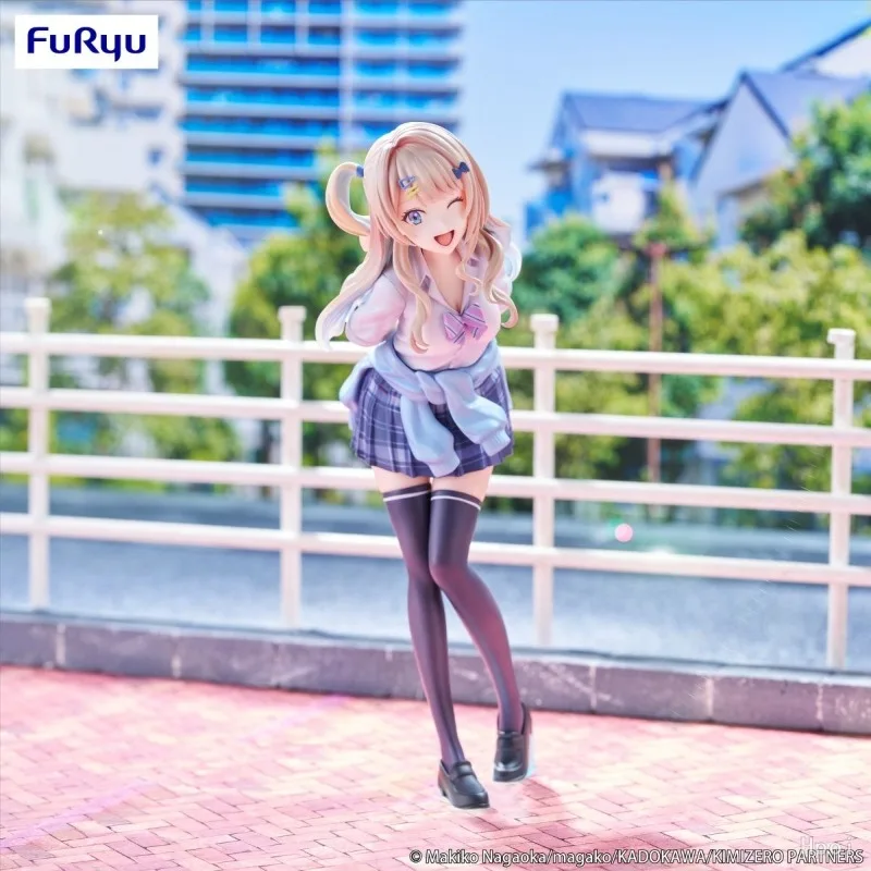 In Stock Original FuRyu Our Dating Story: The Experienced You and The Inexperienced Me ‌Shirakawa Luna‌ Figure Desktop Figure