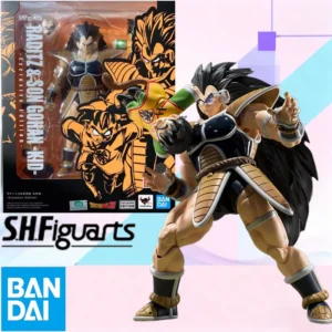 In Stock BANDAI Original Box S.H.Figuarts DRAGON BALL RADITZ AND SON GOHAN KID SDCC SHF Action Figure Model Toy Gift for Kids