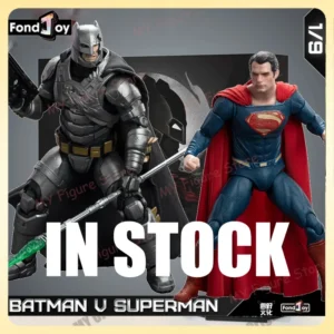 IN Stock Fondjoy BVS Set Armored Batman Battle Damaged Superman Action Figures 1/9 Batman v Superman：Dawn of Justice DC