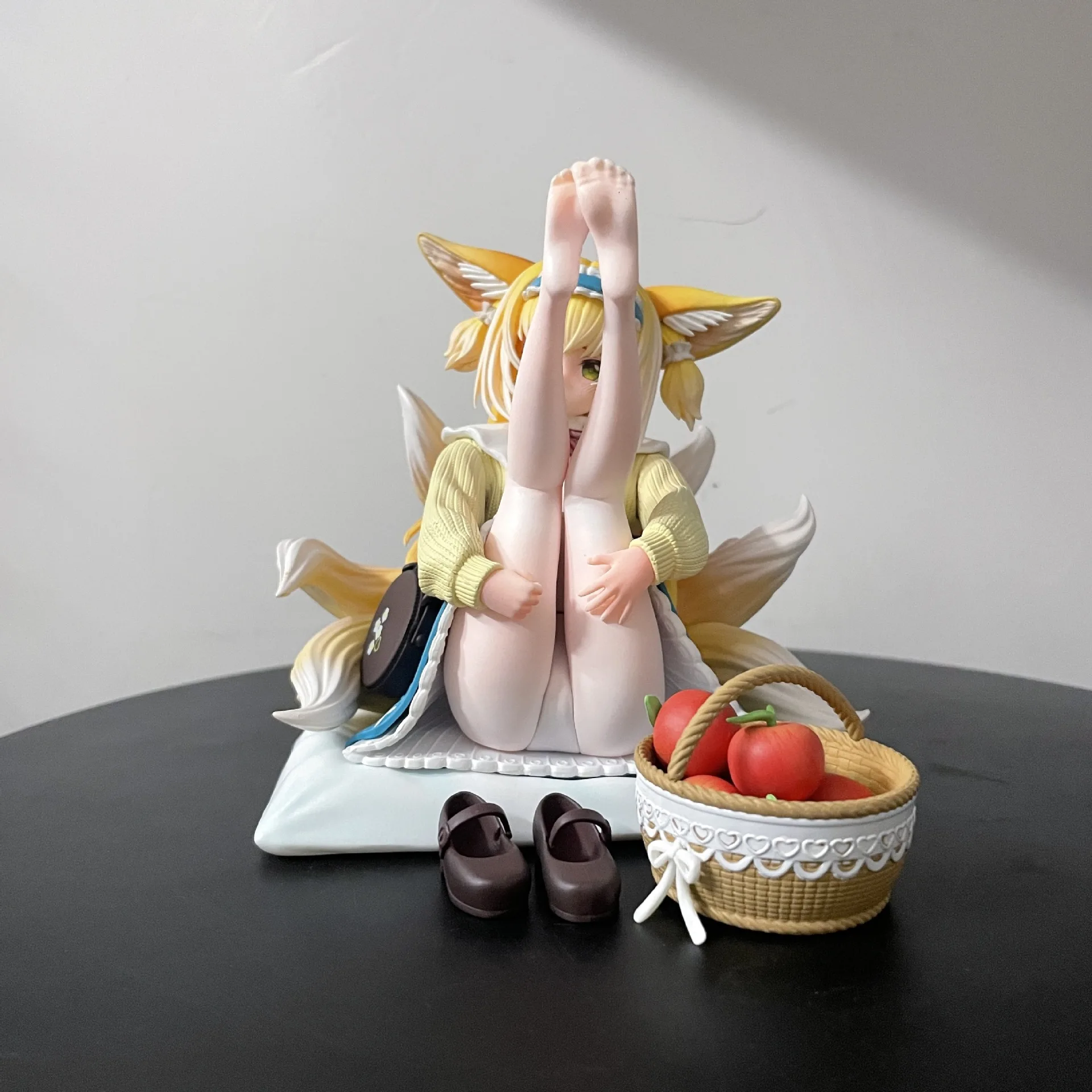 Arknights Suzuran Spring Song Picnic Theme Anime Figure Fox girl Statue Desktop Decoration Gift​ - Image 3