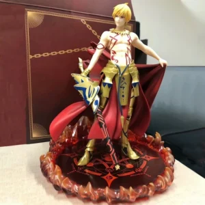 Anime Products Gilgamesh Aka From Fate/Stay Night 1/8 Action Figures Statue Box Handheld Desktop Decoration Model Boy Toy Gift2
