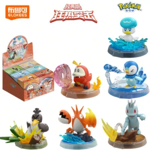 Blokees Pokemon Pokémon Classic S Fever Assault Assembly Model Models Kids Gift Cartoon Characters Building Block Toy