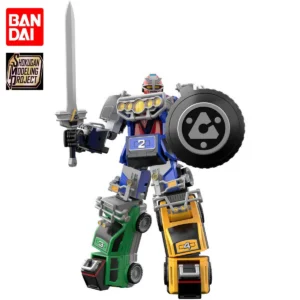 BANDAI SMP Gekisou Sentai Carranger RV ROBO Anime Action Figures Assembly Collection Toy