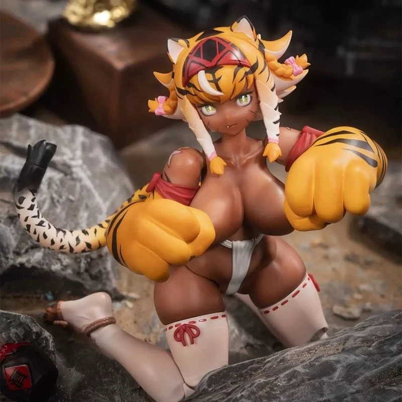 In Stock Snail Shell “Snail’S Isekai Adventure” 1/12 Scale Tiger Girl Garu Articulated Action Figure Fashion Trendy Collectible