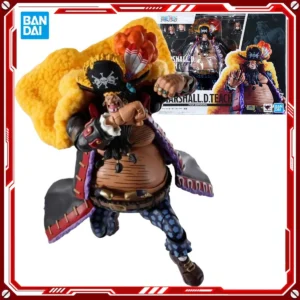 Bandai Genuine ONE PIECE Anime Model Kit Marshall D Teach Four Emperors Toy SHF 1/12  Action Figure Assembly Model Gift for Kids