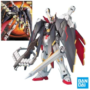 BANDAI Original Genuine MG94 1/100 Crossbone Gundam X-1 Full Cloth Action Figure Assembly Model Toys Collectible Model Ornaments