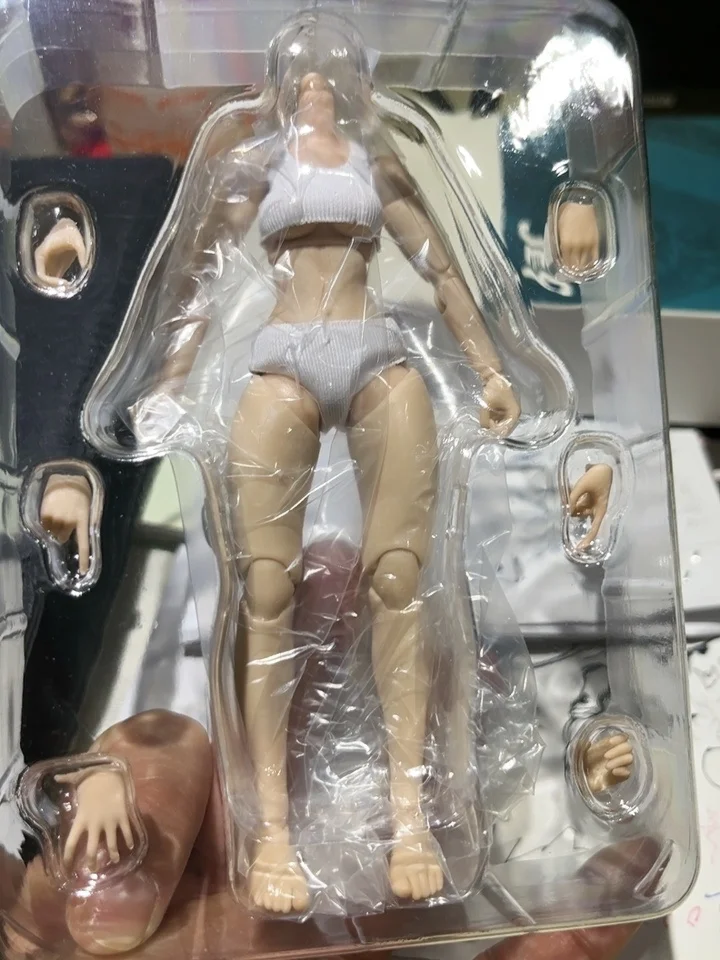 1/12 JET STUDIO Ts-Fb-001 Large Breast Ts-Fb-002 Small Breast Action Figure Super Flexible Joint Body 13.5cm Female Soldier