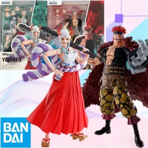 In Stock BANDAI Original Box S.H.Figuarts ONE Piece YAMATO EUSTASS.KID SHF Action Figure Model Gift for Kid Foam Box Packaging
