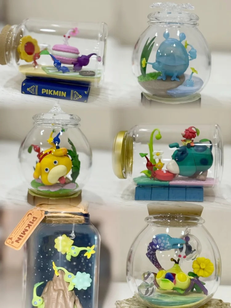 Re-Ment Original Yokai Terrarium Collectible Model Toy Ornaments for Kids Gift Action Figures Handmade Decorations
