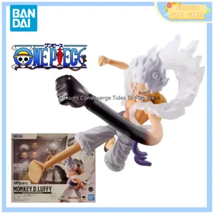 Genuine Bandai ONE PIECE SHF LUFFY GEAR5 Anime Action Figures Model Figure Toys Collectible Gift for Toys Hobbies Children
