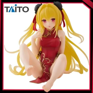 In Stock Original TAITO Desktop Cute To LOVEru Darkness Konjiki No Yami Chinese Dress Ver. Action Figure Model Decoration Gift